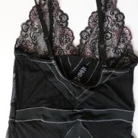 Rene Rofe Lingerie S/M (75B размер) страхотна еротична нощничка/мини рокля с жартиери, снимка 15 - Бельо - 45954487