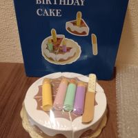 Дървена детска торта със свещички за рожден ден, снимка 3 - Образователни игри - 45159652