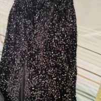 черна рокля със пает , снимка 3 - Рокли - 45040064
