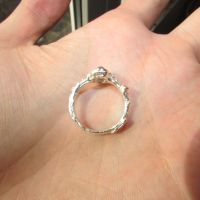 Сребърен пръстен с танзанит 6x4мм, тегло 2.7гр., снимка 4 - Пръстени - 45075139