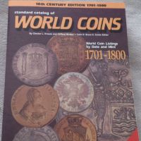 Световен каталог за всички отсечени монети през периода 1701 - 1800 година на Chester Krause, снимка 1 - Нумизматика и бонистика - 45543570