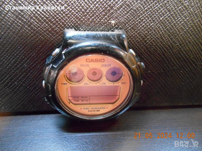 Casio TGW-10 Tri- Graph Watch Vintage 88 for repair, снимка 1