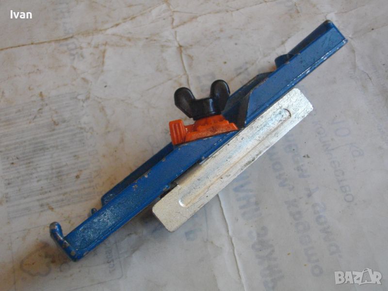 Мини микро ръчно дърводелско реенде 150мм Холандско метално с нож 38мм и паралел ограничител DAVID, снимка 1