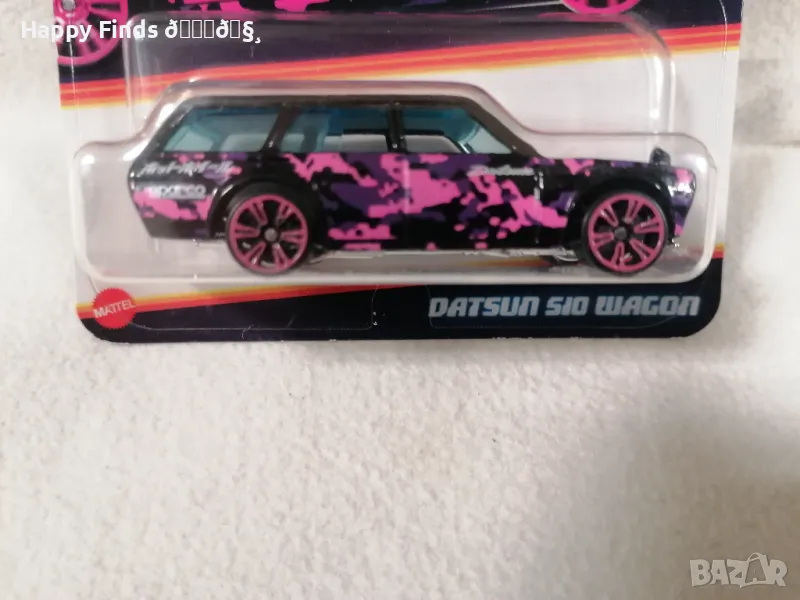 Hot Wheels Datsun S10 Wagon Neon Speeders, снимка 1