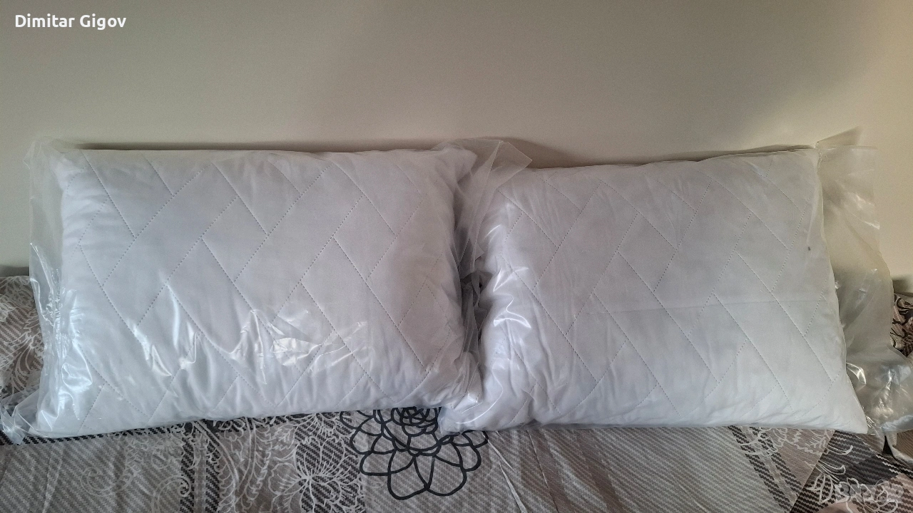 Възглавници с пълнеж от мемори пяна, снимка 1