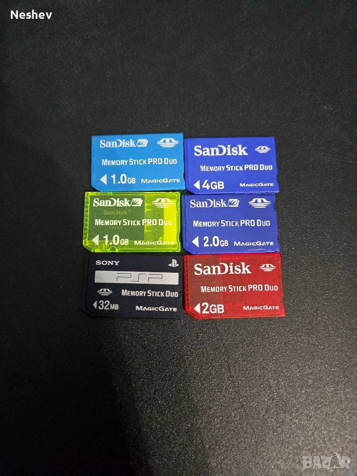 Memory stick pro duo мемори карти за PSP, снимка 1