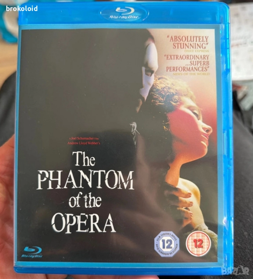 Phantom of the Opera, Love Never Dies фантомът на операта Любовта никога не умира Блу Рей Blu ray, снимка 1