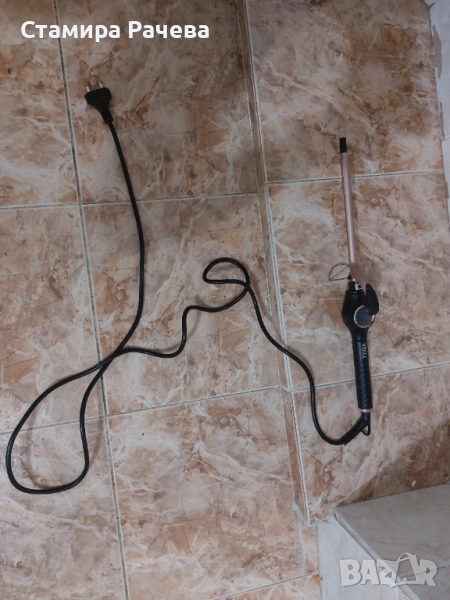 Маша за афро къдрици Oliver Voltz OV51102C, 38W, Tурмалиново керамично покритие, 140-200C, Дисплей,, снимка 1