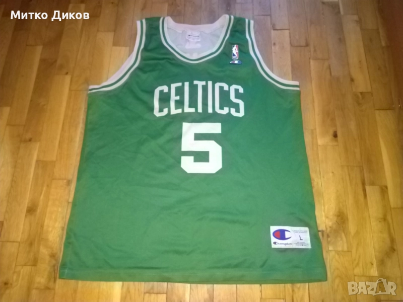 KEVIN GARNET #5 BOSTON CELTICS НБА баскетболна тениска винтидж 90 год.маркова на Champion размер Л, снимка 1