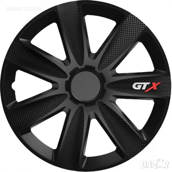 Тасове за джанти 14'' Versaco Carbon GTX - Black, снимка 1