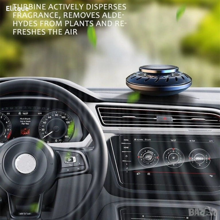 Соларен ултразвуков арома дифузер за автомобил,дом и офис JG-009, снимка 1