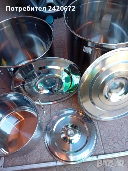 големи казани неръждавейка, снимка 1