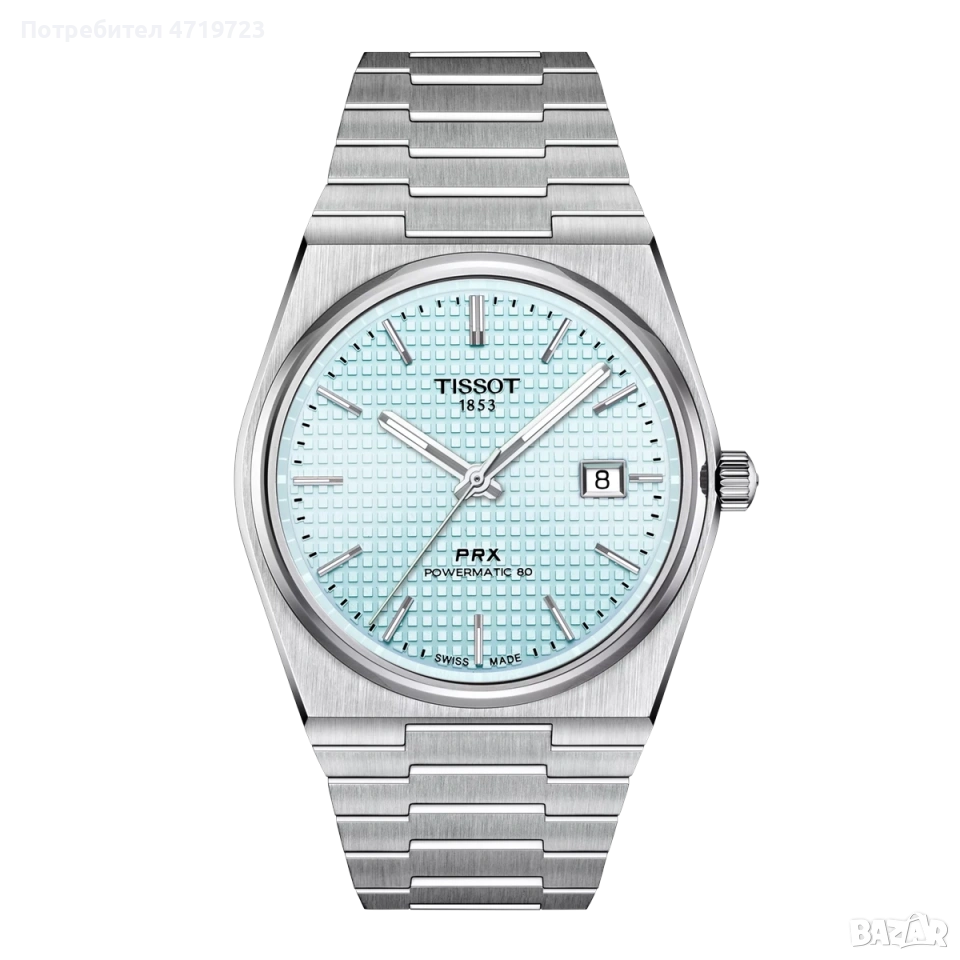 Tissot PRX Powermatic 80 Tiffany Blue, снимка 1