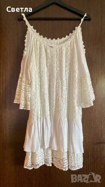 Бяла рокля на Guess, снимка 1