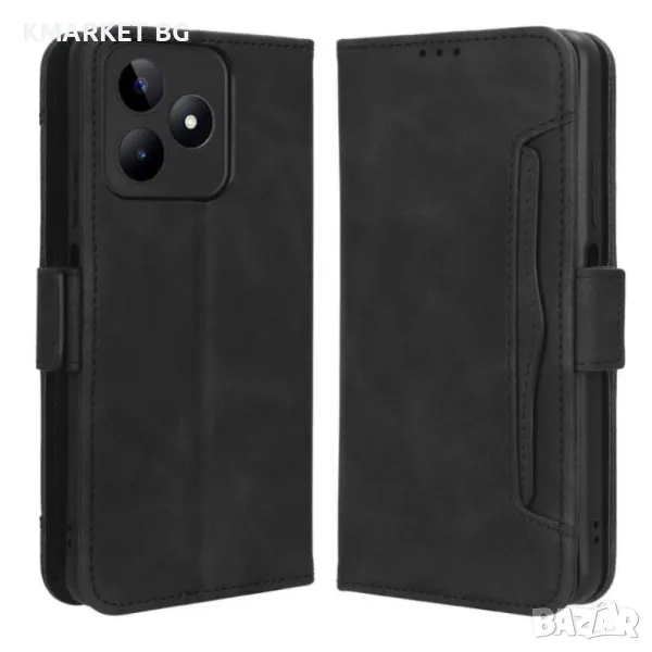 Realme Note 50 4G Multiple Card Slots Wallet Кожен Калъф и Протектор, снимка 1