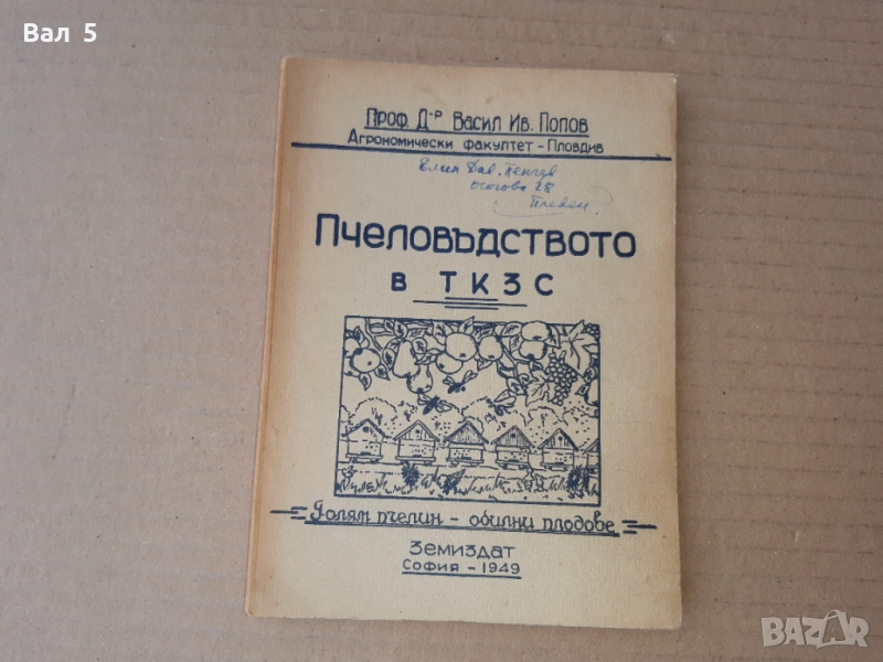 Пчеловъдството в ТКЗС - Васил И. Попов 1949 г, снимка 1