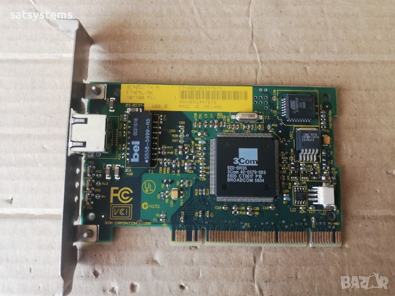 3COM 3C905C-TX-M Etherlink 10/100Base-TX Network Controller Card PCI, снимка 1