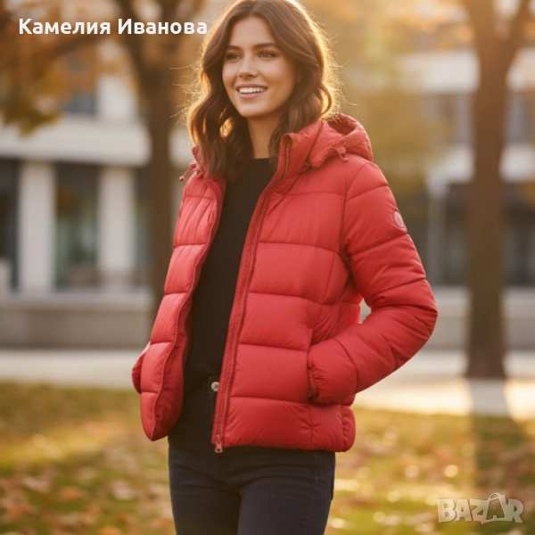 Топло капитонирано яке – практично, стилно и удобно всеки ден. BENETHON, снимка 1