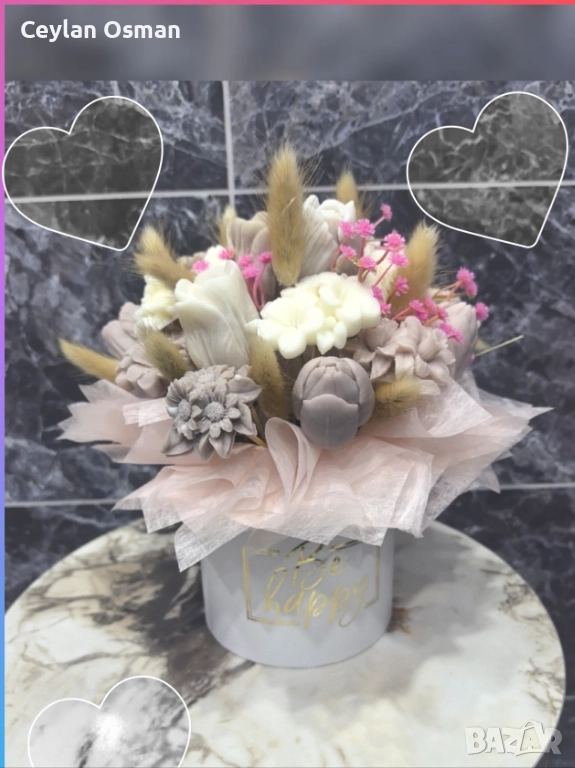 Вечен букет с ароматни цветя , снимка 1