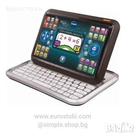 Интерактивна играчка детски компютър 2-в-1 Vtech Ordi-Tablet Genius XL, снимка 1