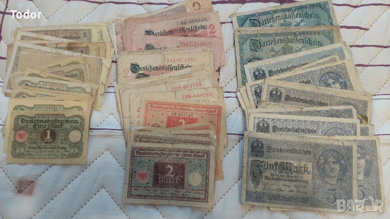 Лот банкноти от Райха , снимка 1