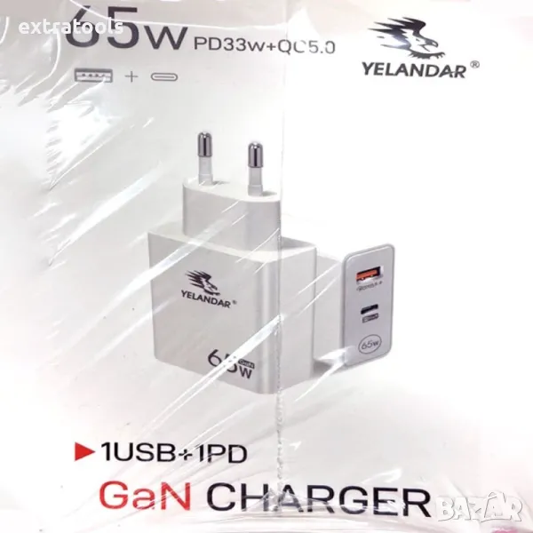 Зарядно устройство Super Fast Charge, 65W, снимка 1