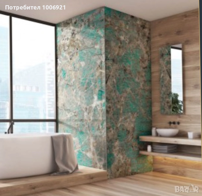 Пвц стенни панели мрамор с матирана повърхност , снимка 1