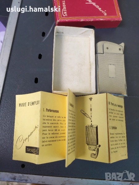 Рядка швейцарска бензинова запалка Thorens, снимка 1