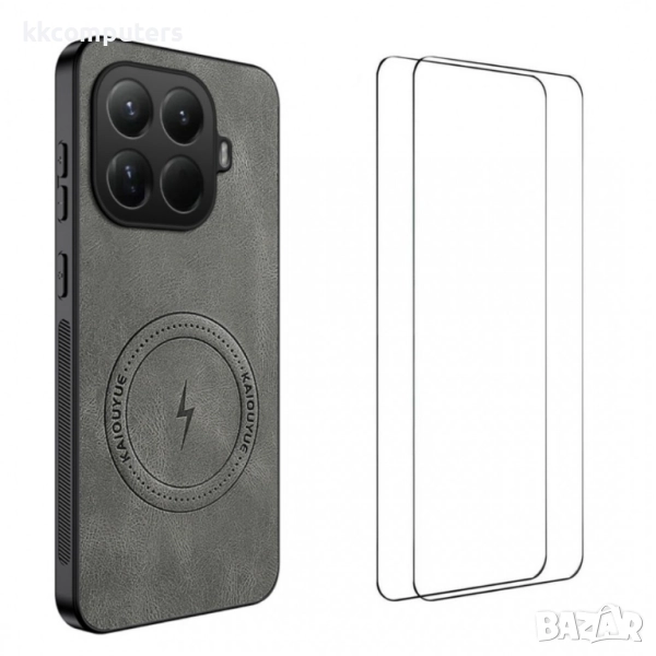 Xiaomi 15T Pro Магнитен Калъф WANLONFENG [2бр. Протектори] | SD Series | PC+TPU | MagSafe, 4 Цвята, снимка 1