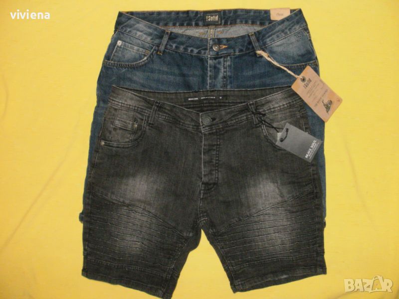 !SOLID и BRAVE SOUL нови мъжки къси дънки М/L, снимка 1