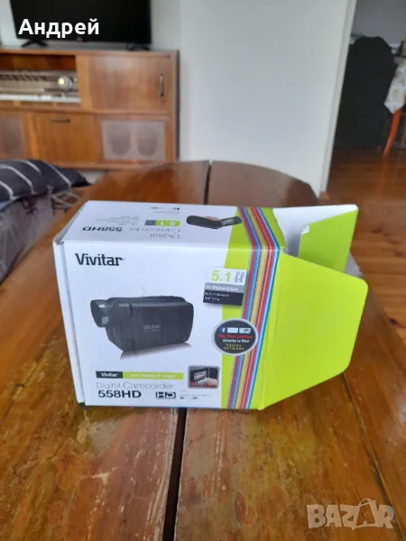 Видеокамера Vivitar digital camcoder 558HD, снимка 1