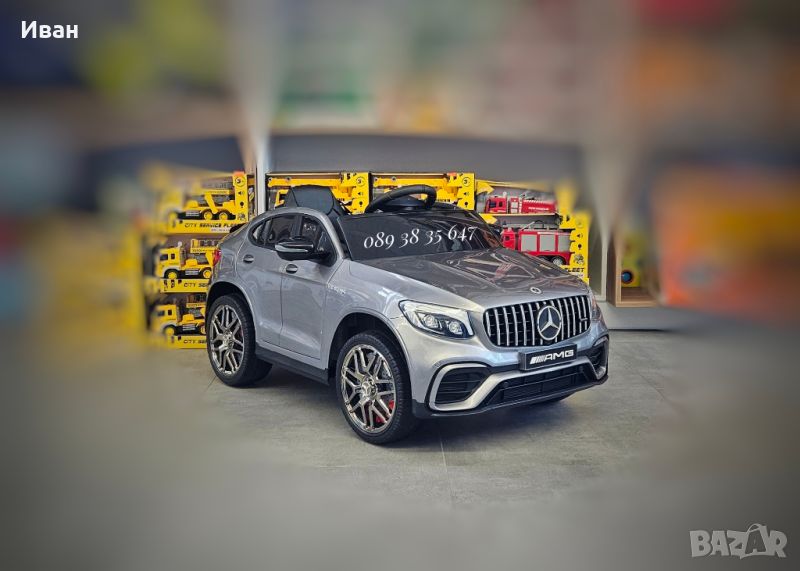 ТОП ЦЕНА!НОВО!Акумулаторен джип MERCEDES GLC с 12Vбатерия,EVA гуми, снимка 1