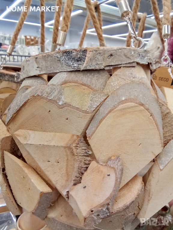 Уникална декоративна кошница - саксия , снимка 1