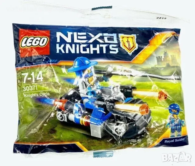 Конструктор Лего - модел LEGO Nexo Knights 30371  - Рицарски мотоциклет, снимка 1