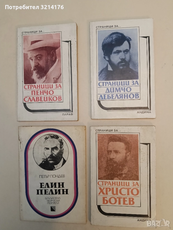 Страници за Димчо Дебелянов. Творчеството на писателя в българската литературна критика - Сборник, снимка 1