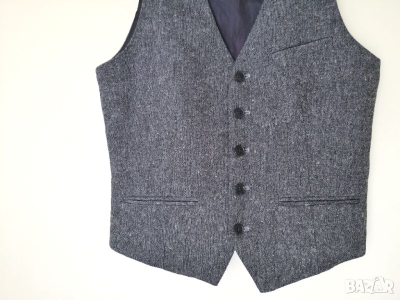 H&M Wool Vest / S* / мъжки елегантно официален елек с вълна / състояние: ново, снимка 1