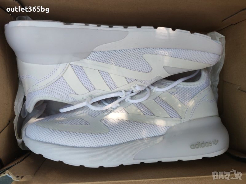 Adidas - ZX 2K J Triple White №34 Оригинал Код 945, снимка 1