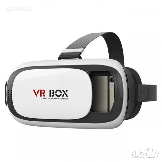 3D Виртуални очила VR Box, Бели, снимка 1