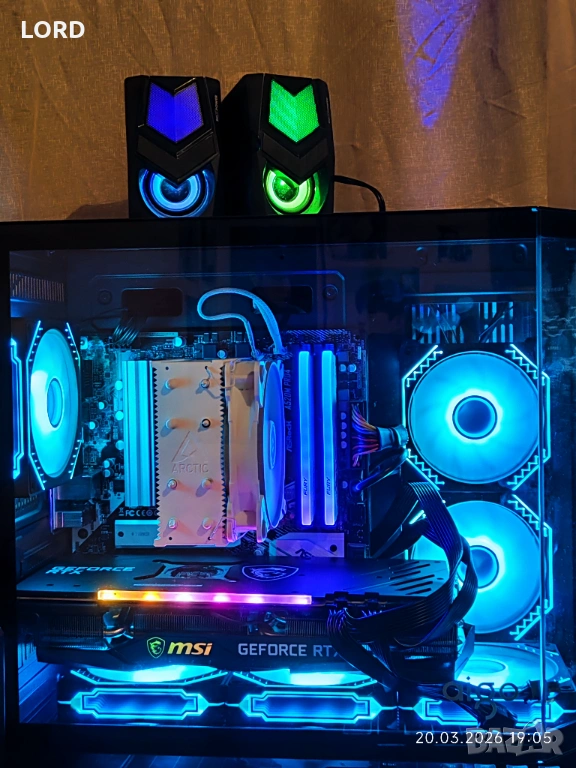 Компютър Ryzen 7 5800X, RTX 3070 8GB, RAM 32GB DDR4 3600, SSD 512GB NVME, снимка 1