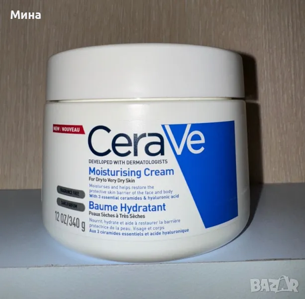 Хидратиращ крем за лице и тяло CeraVe Moisturizing Cream , снимка 1