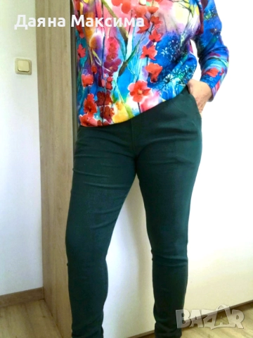 Дънки FLORA с ластичен колан✅ намаление 15 лв - Л размер