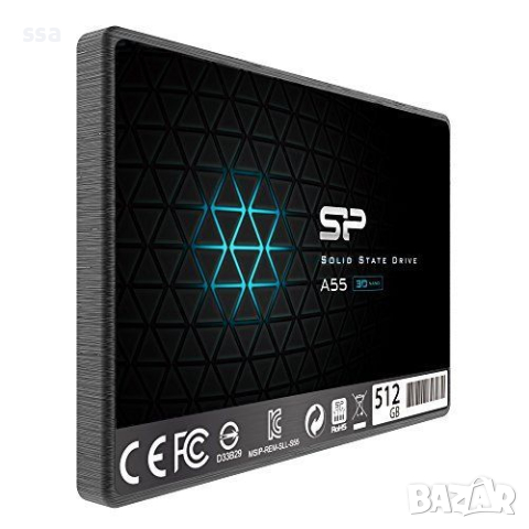 Solid State Drive (SSD) SILICON POWER A55, 2.5, 256 GB, SATA3 - 36 месеца гаранция, снимка 5 - Твърди дискове - 44938668