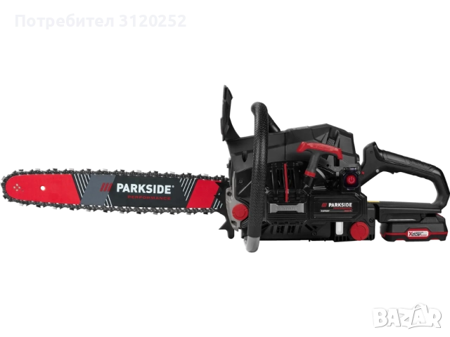 Бензинова Резачка с Ел Стартер Parkside Performance , снимка 9 - Градинска техника - 51919291