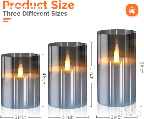 Комплект от 3 свещи , снимка 6 - Други - 51192282