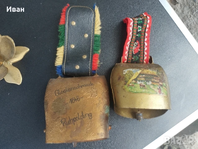 Месингов свещник 3ка, месингов свещник единичка , швейцарска хлопка , снимка 6 - Антикварни и старинни предмети - 51075409