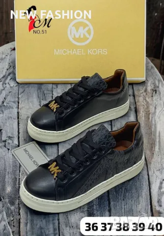 Дамски Кожени Обувки ✨ Michael Kors , снимка 4 - Дамски ежедневни обувки - 48943430