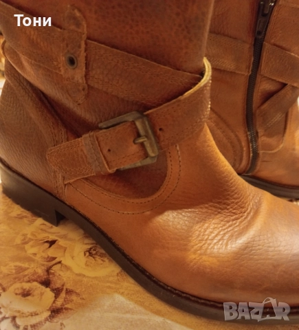 Нови Дамски Зимни Боти Изцяло от Естествена Кожа 38 , снимка 8 - Дамски боти - 52684338