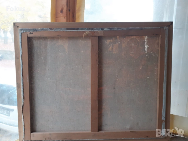 УНИКАТ Красива голяма майсторска картина масло на платно, снимка 5 - Антикварни и старинни предмети - 53449118