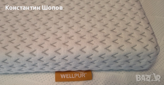 Топ матрак 160x200 см WELLPUR , снимка 3 - Матраци - 52883784