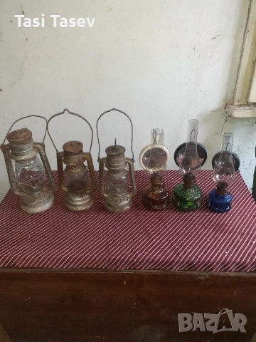 Стари газови фенери и лампи